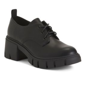 MADDEN GIRL Black Lug Sole Lace Up Shoes Size 8.5 NIB - Reemoly - Duplicate